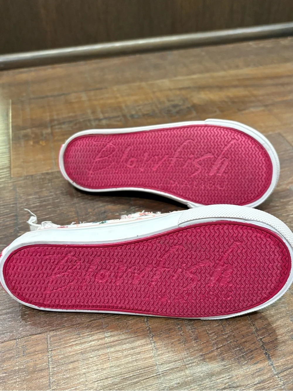 Blowfish Malibu All Play-K Girls Floral Slip-On Shoes Kids Sz 10